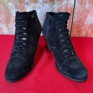 Free People Black Ankle Boots